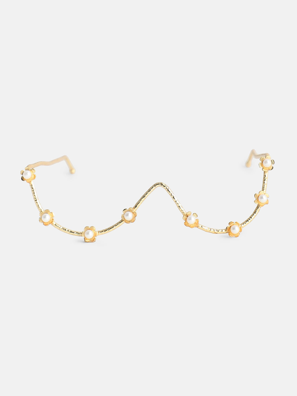 The Pearl Bead Eyewear Chain - Gold
