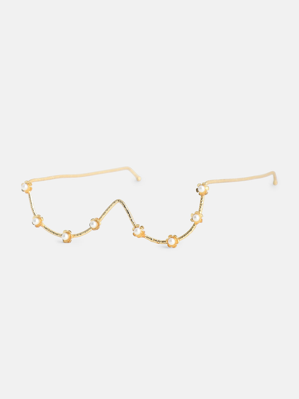 The Pearl Bead Eyewear Chain - Gold