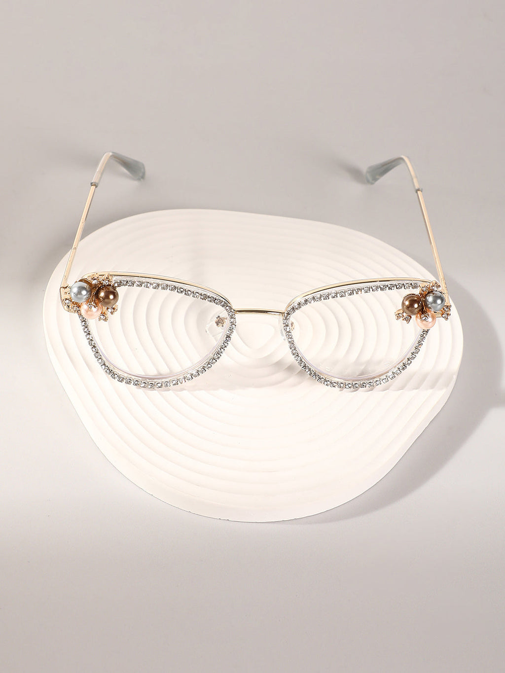 The Fleur Cateye Sunglasses - Transparent