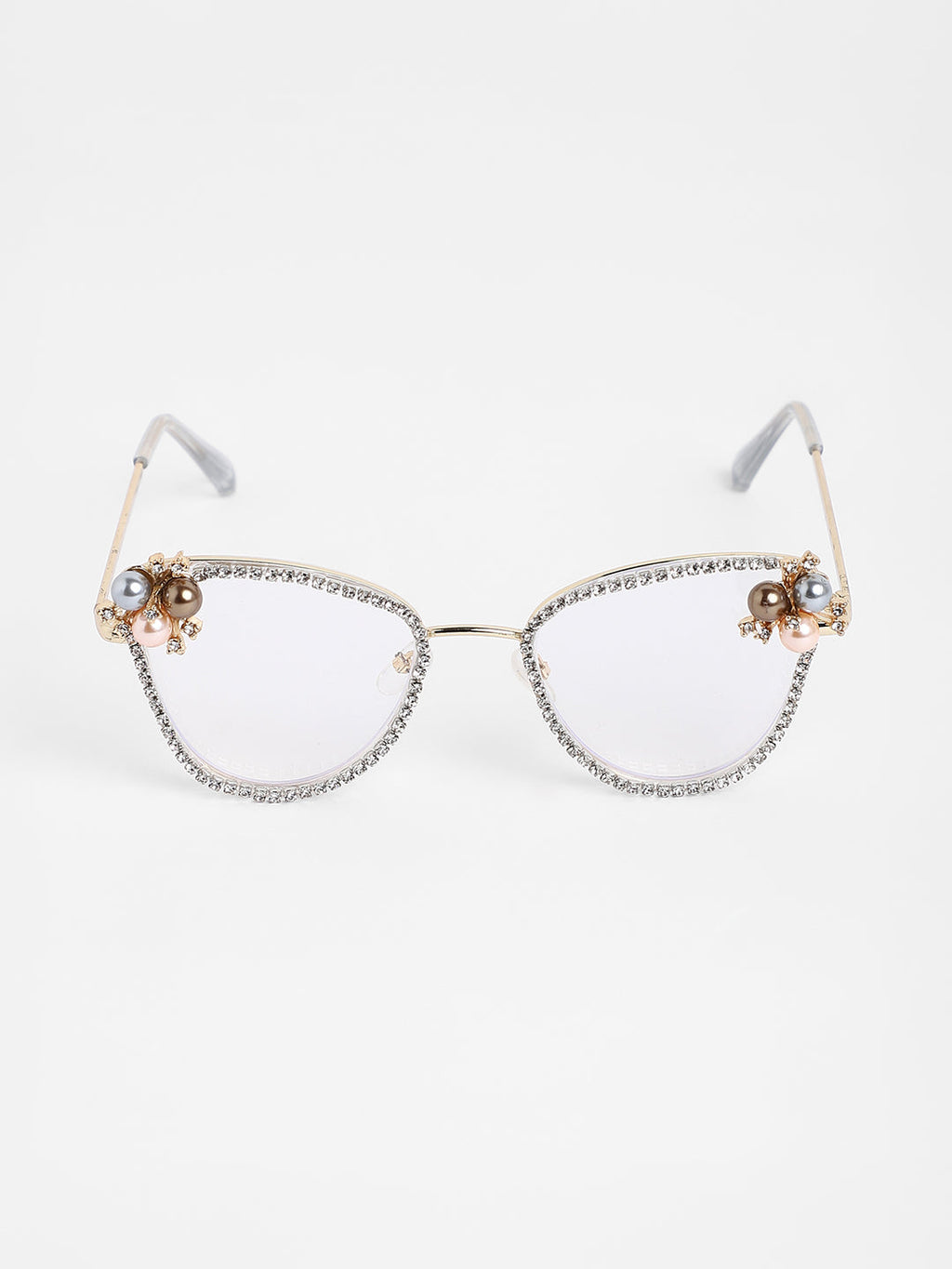 The Fleur Cateye Sunglasses - Transparent