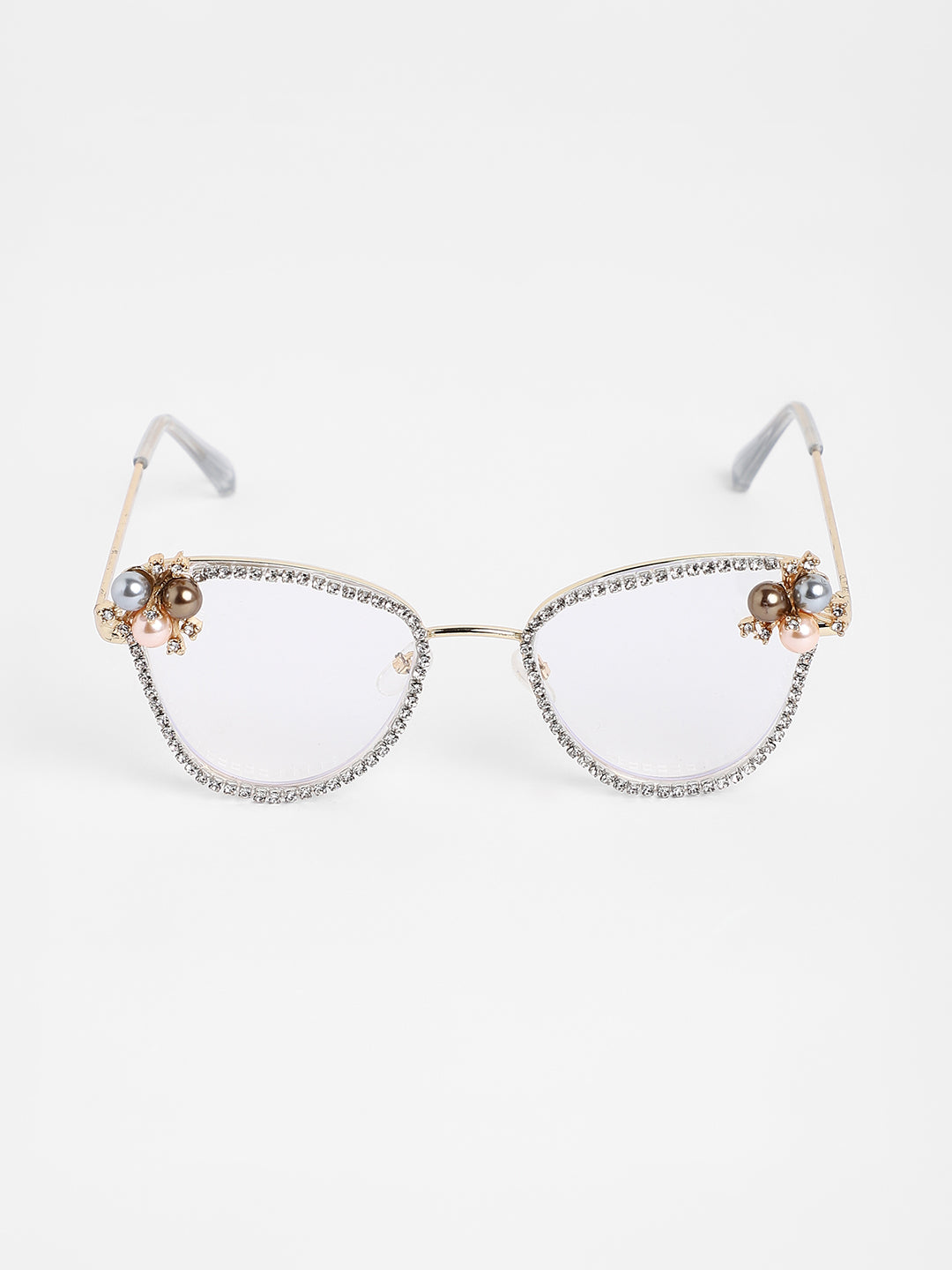 The Fleur Cateye Sunglasses - Transparent