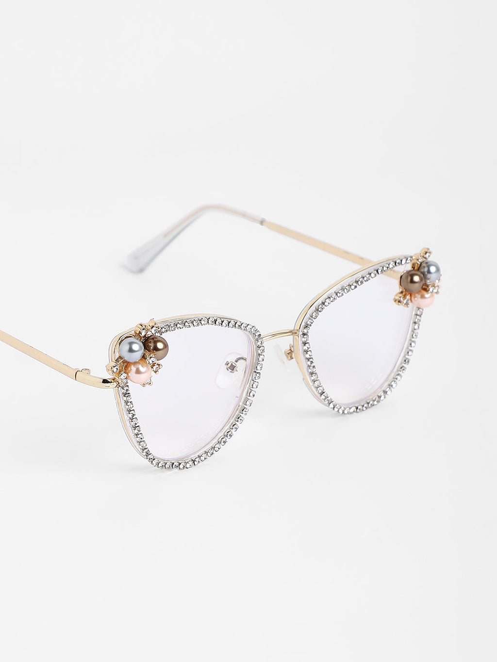 The Fleur Cateye Sunglasses - Transparent