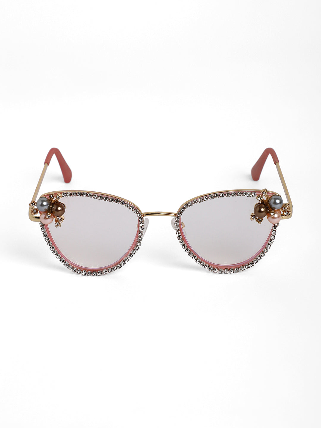 The Fleur Cateye Sunglasses - Baby Pink
