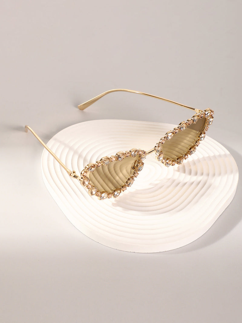 The Bijou Cateye Sunglasses - California Gold