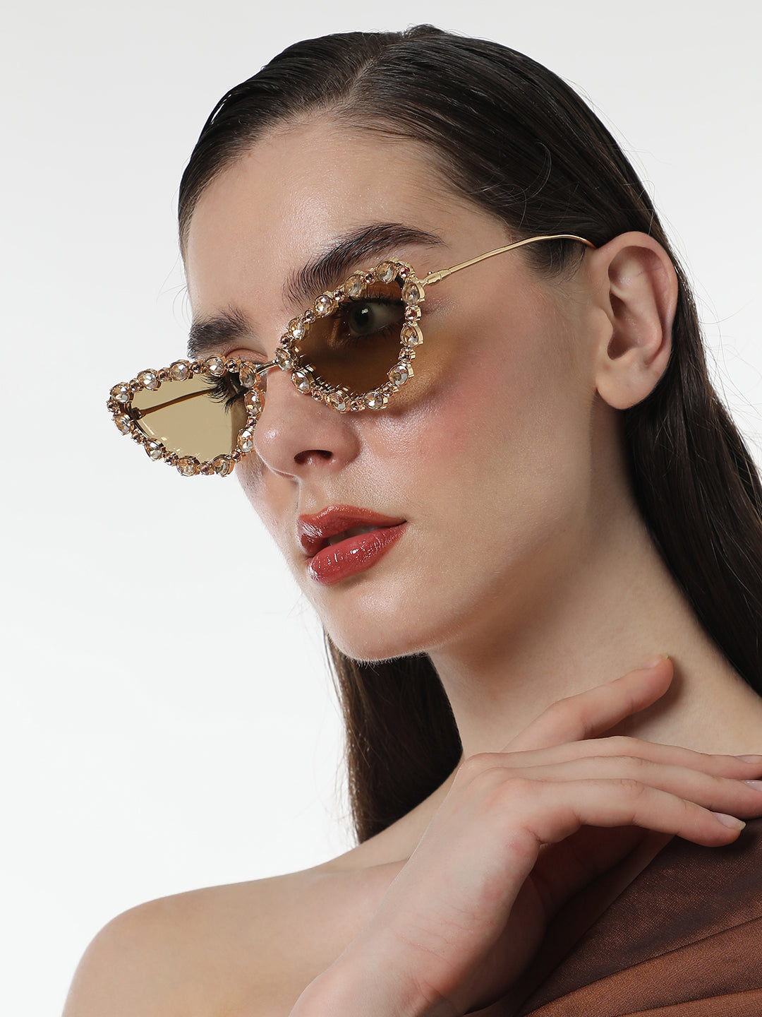 The Bijou Cateye Sunglasses - California Gold