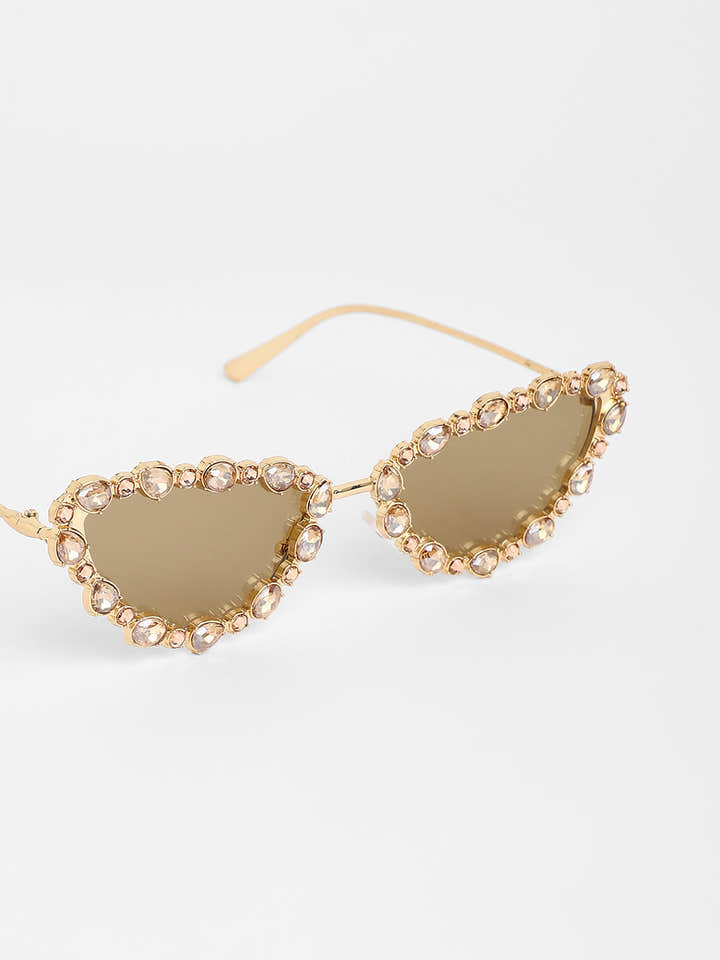 The Bijou Cateye Sunglasses - California Gold