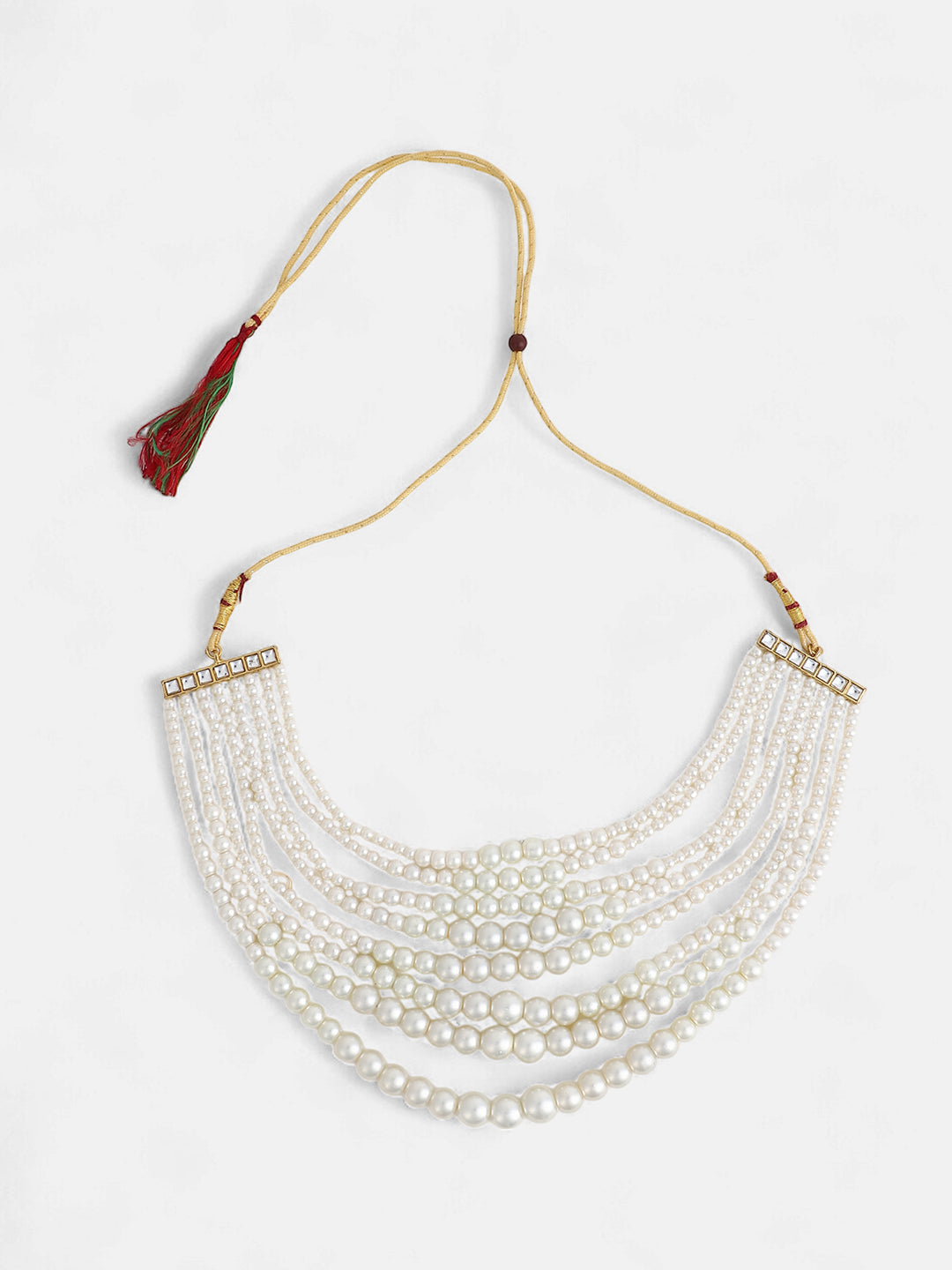 The Rayna Jewellery Set - Pearl White