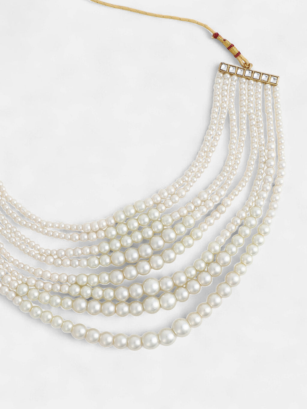 The Rayna Jewellery Set - Pearl White