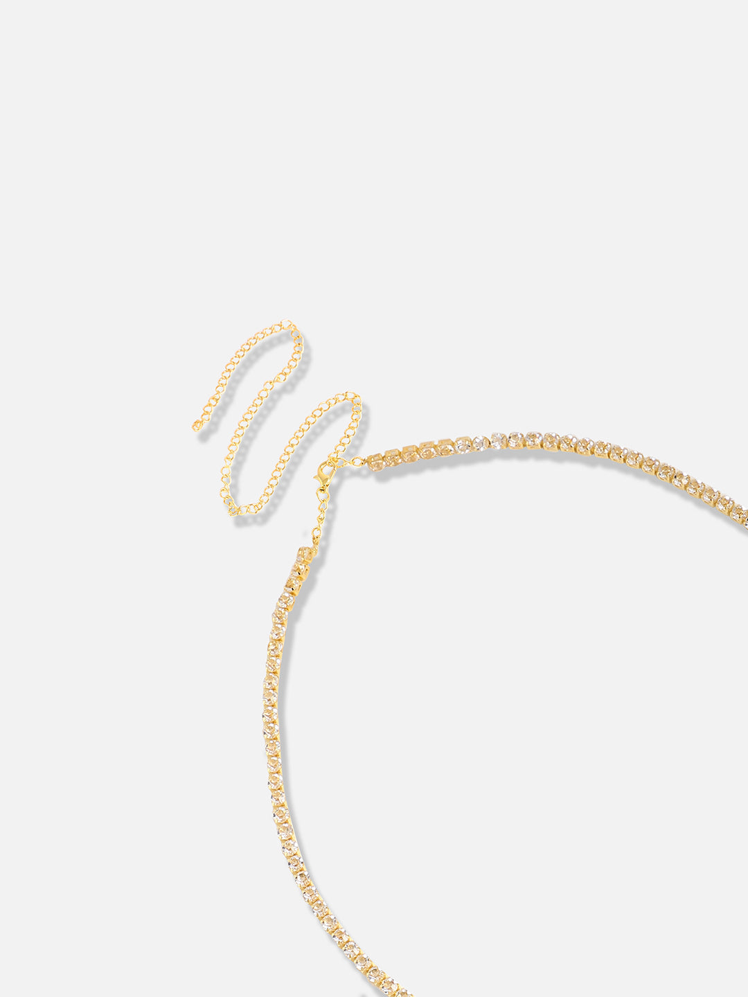 Women's Cristal-Coeur Collar Necklace - Emerald Green