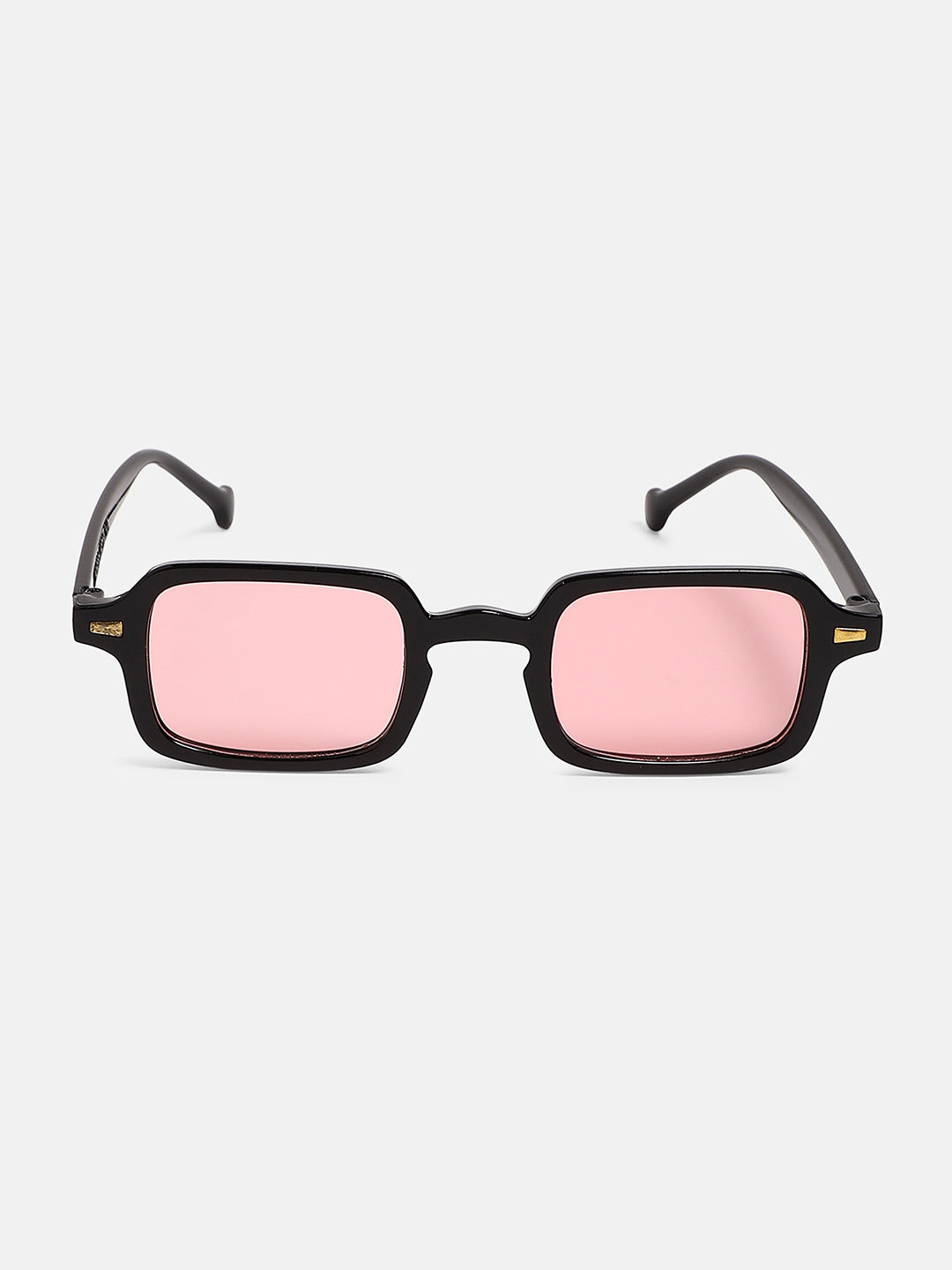 The Sonic Rectangular Sunglass - Onyx Black