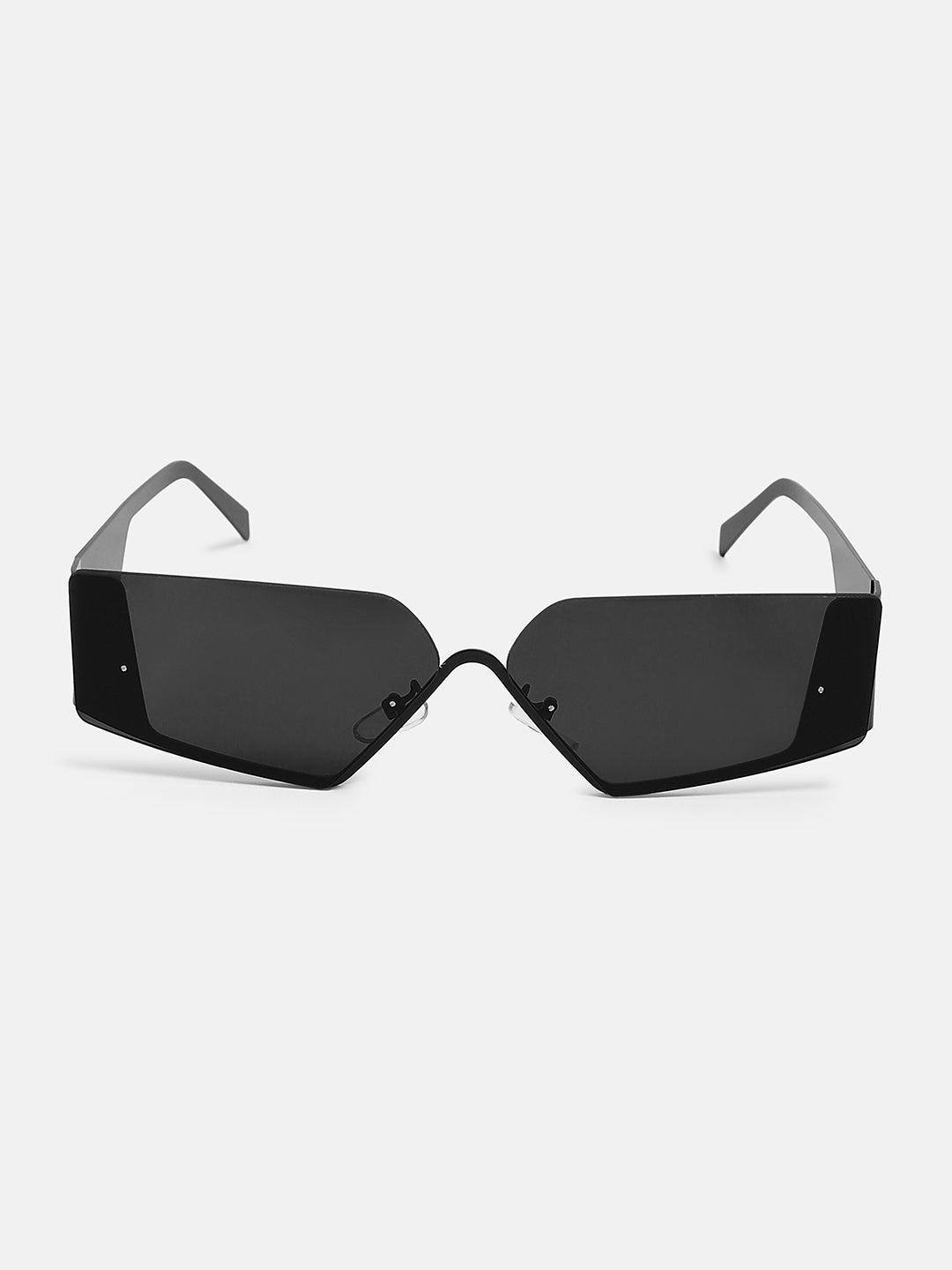 The Electra Shield Sunglass - Onyx Black