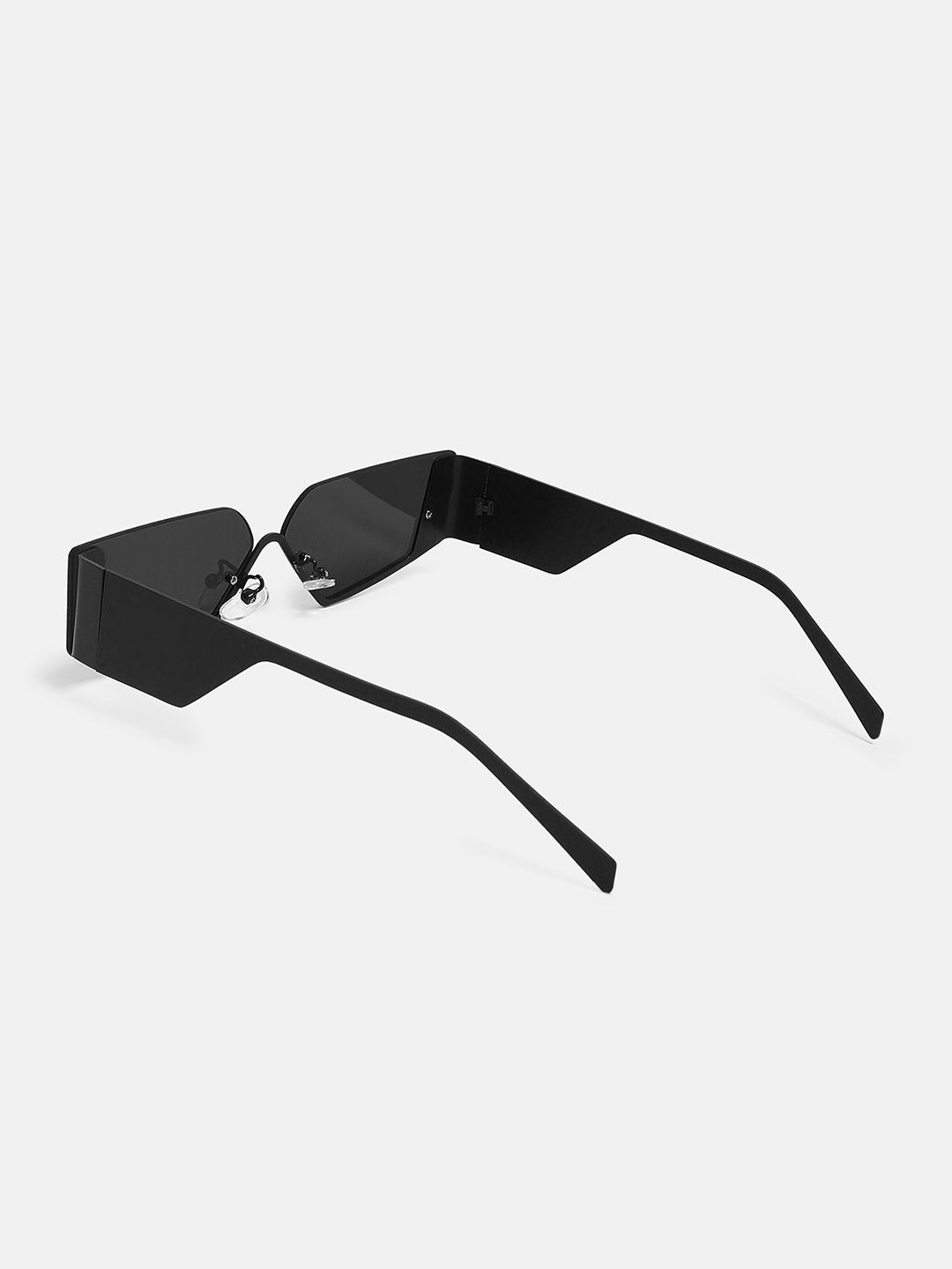 The Electra Shield Sunglass - Onyx Black