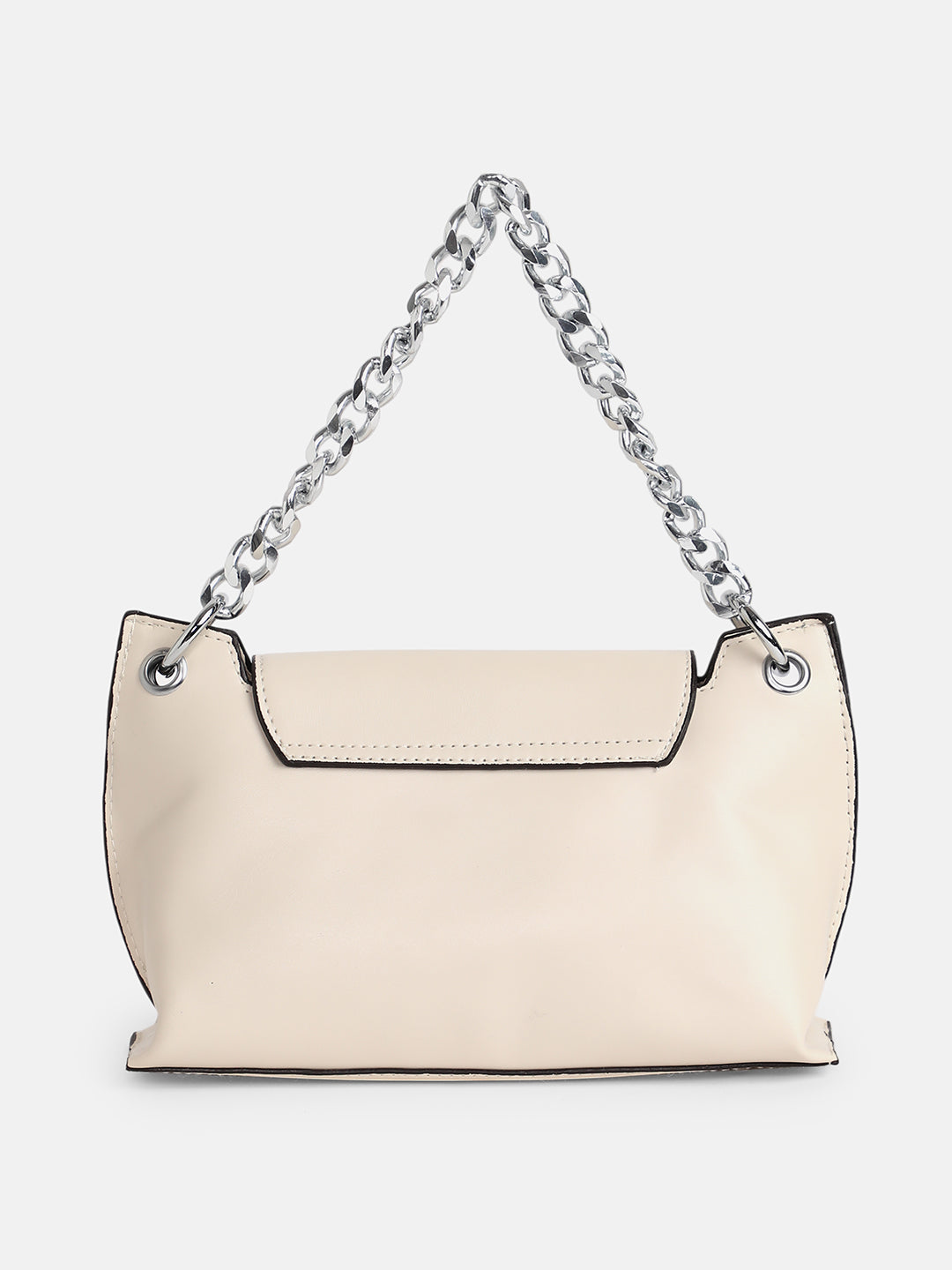 The Indus-Slouch Hand Bag - Cream White