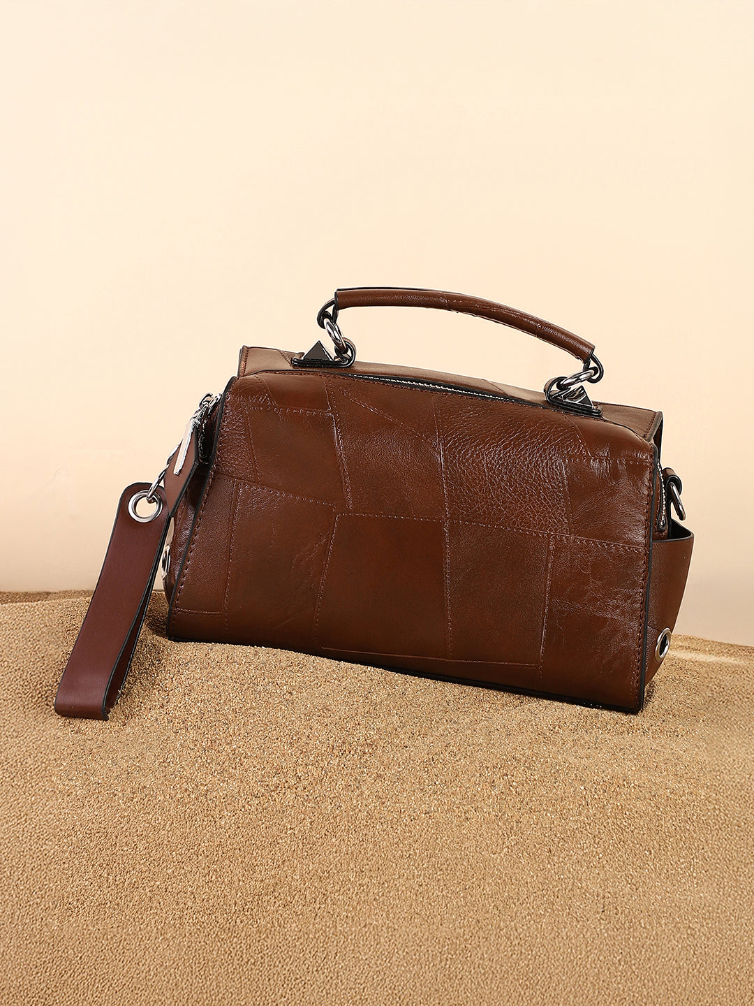 The Clairemont Hand Bag - Chocolate Brown