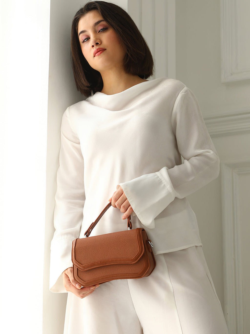 The Avenue Hand Bag - Terracotta Brown