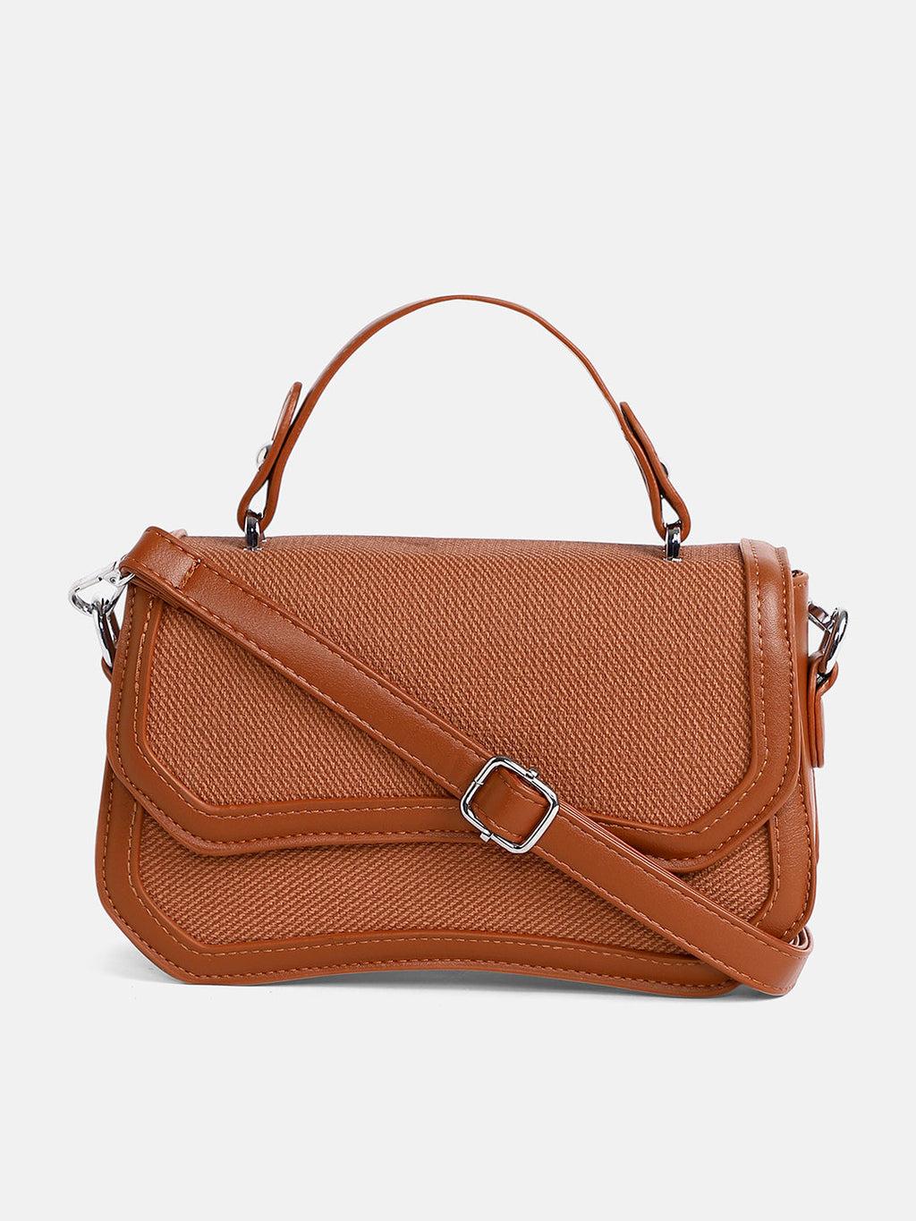 The Avenue Hand Bag - Terracotta Brown