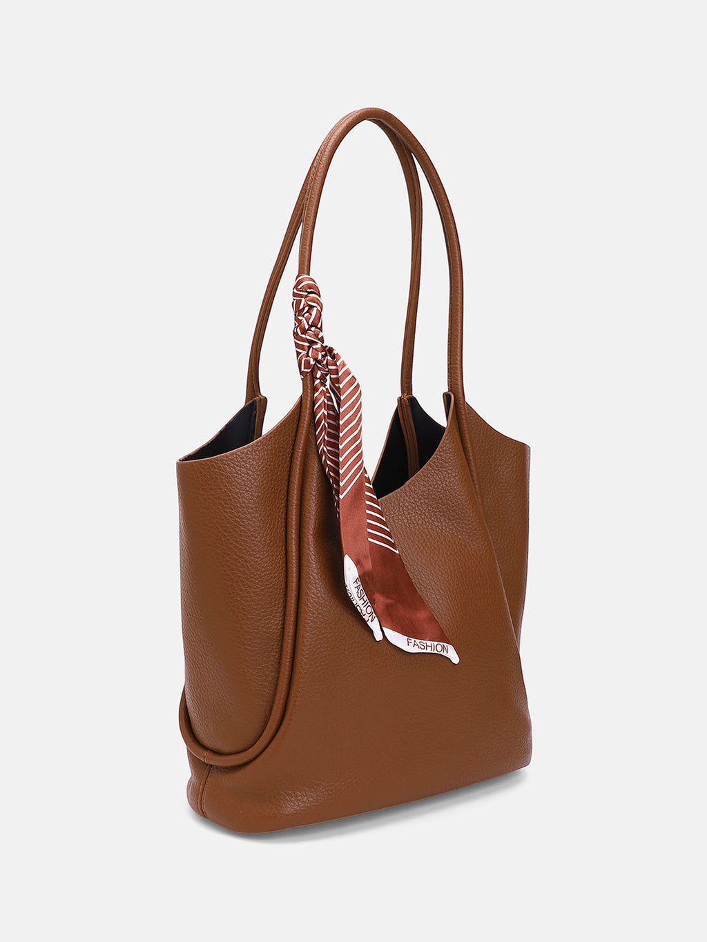 The Metrograph  Tote Bag With Pouch - Mocha Brown