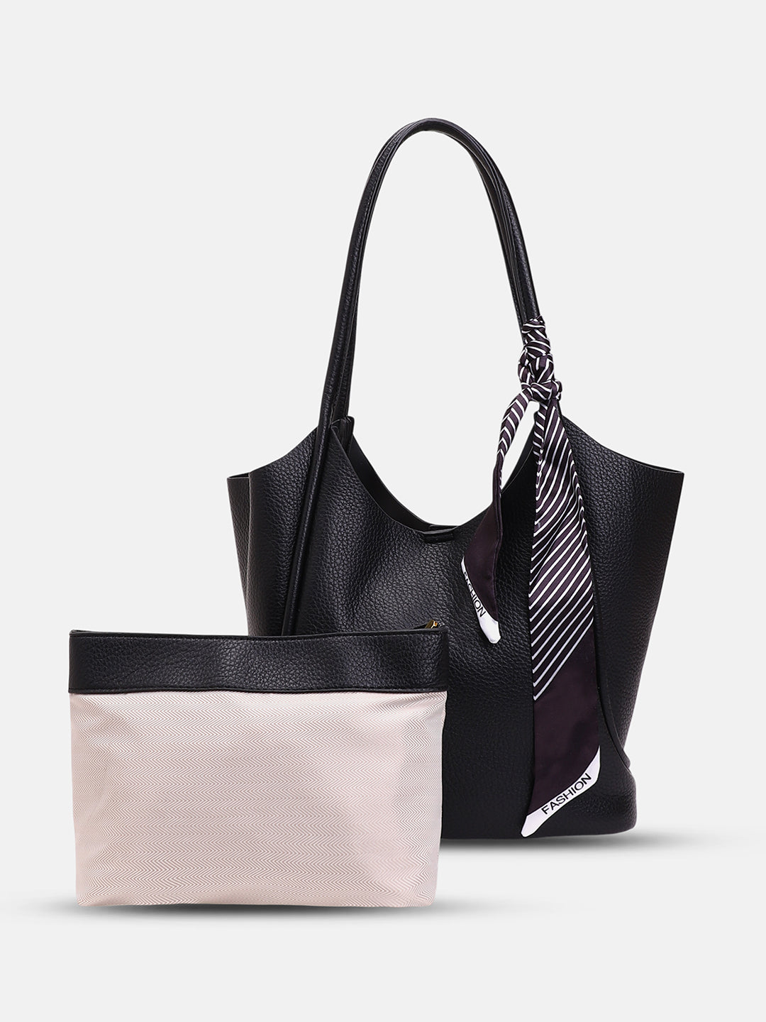 The Metrograph  Tote Bag With Pouch - Onyx Black