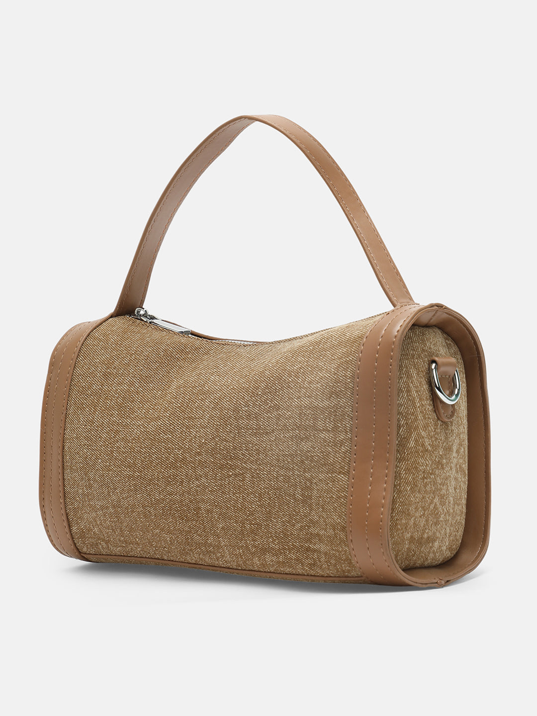 The Denim-Daze Hand Bag - Peanut Brown