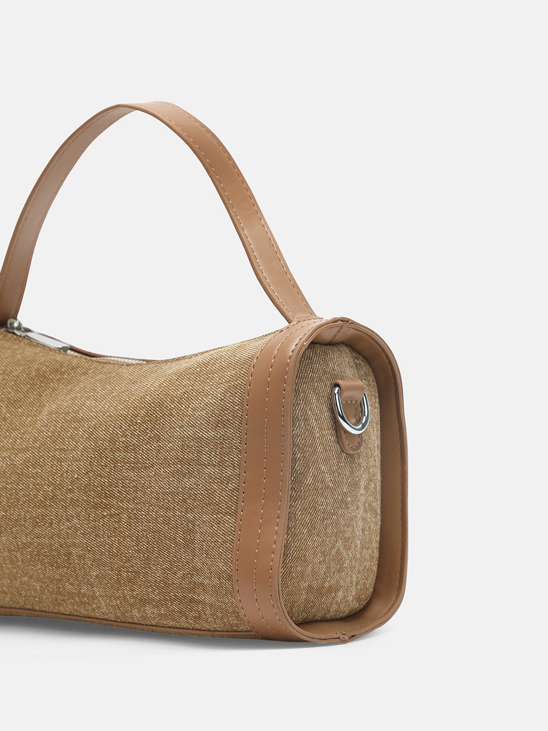The Denim-Daze Hand Bag - Peanut Brown