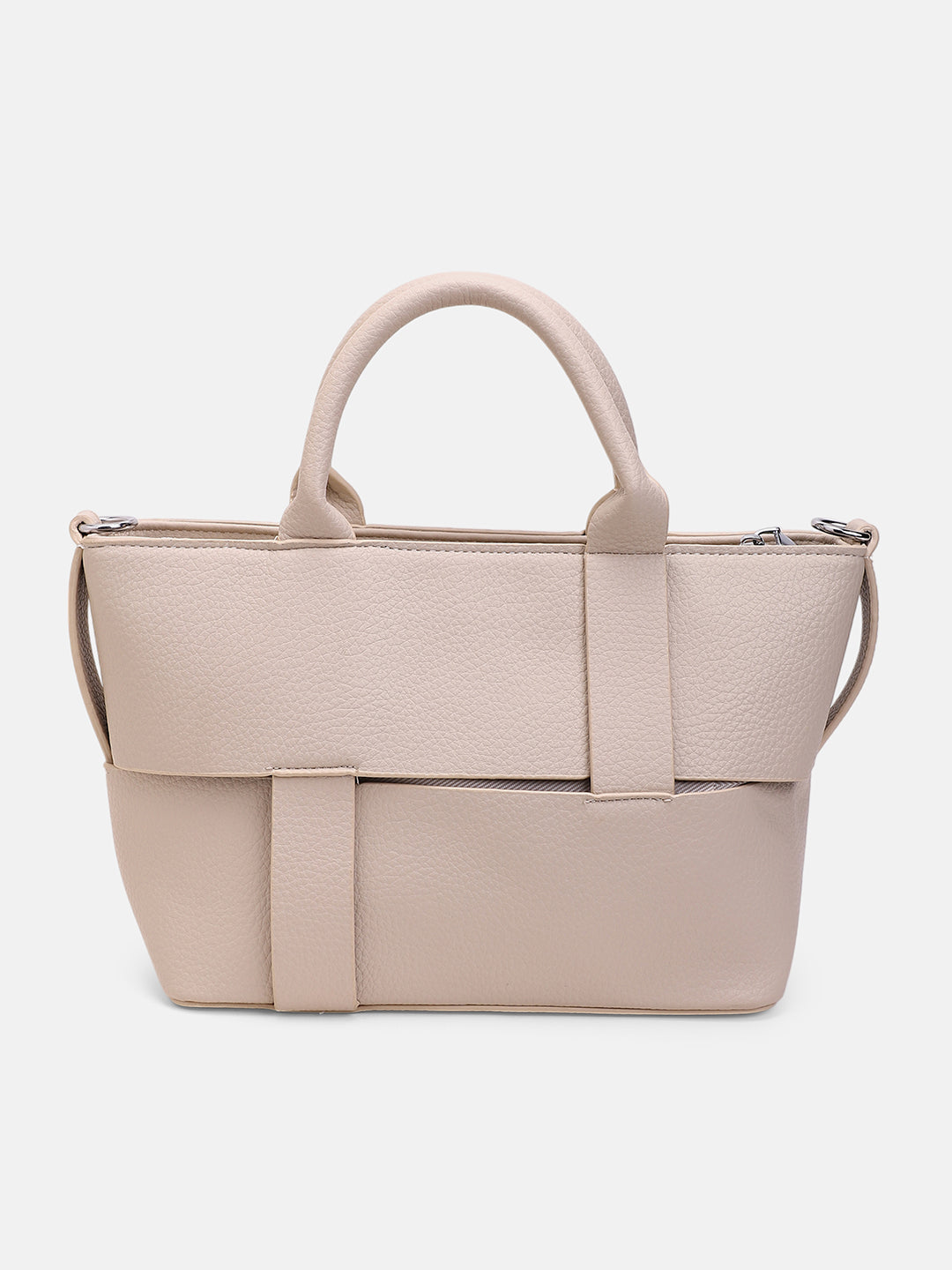 The Interweave Hand Bag - Ecru White