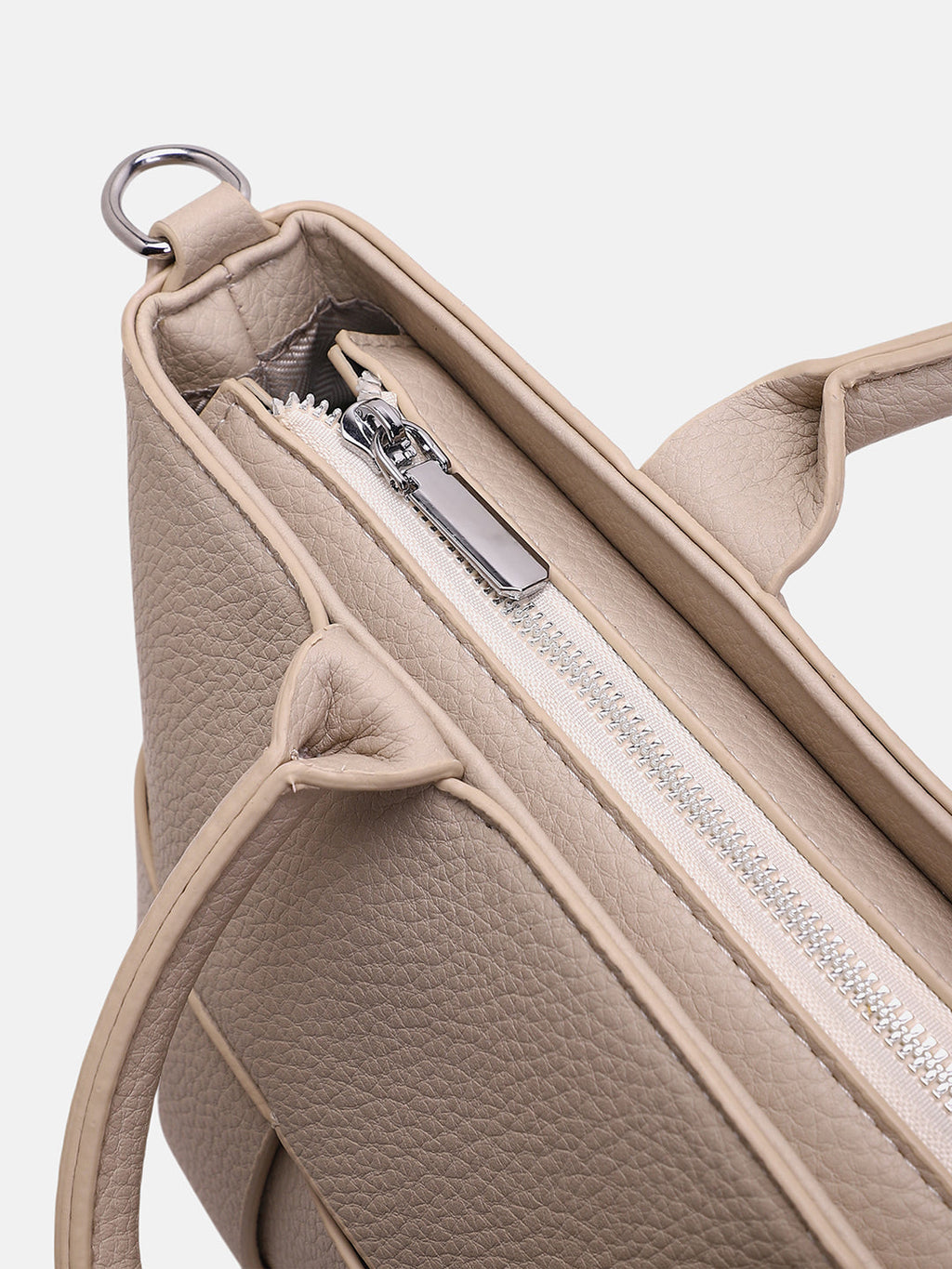 The Interweave Hand Bag - Ecru White