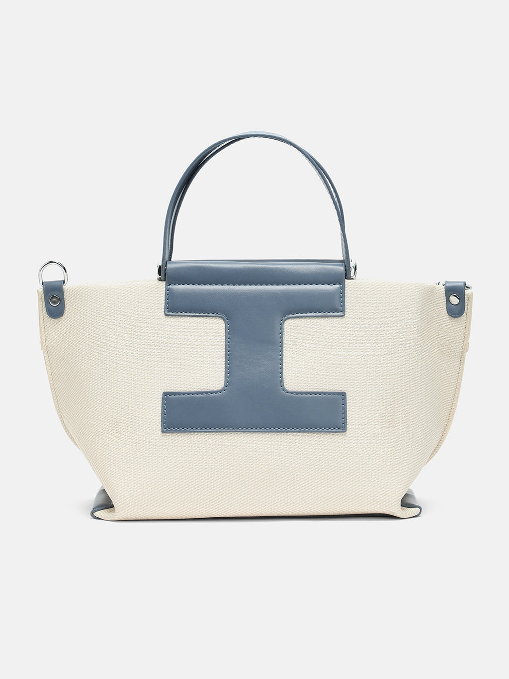 The Riviera-Daze Hand Bag - Aegean Blue & Cream White