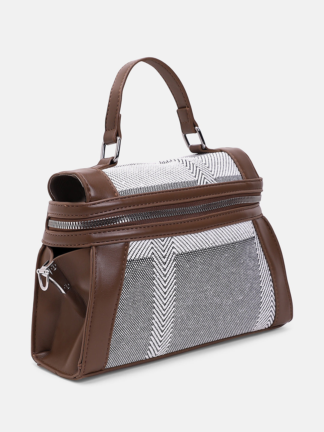 The Epistola Hand Bag - Chocolate Brown & Midnight Black