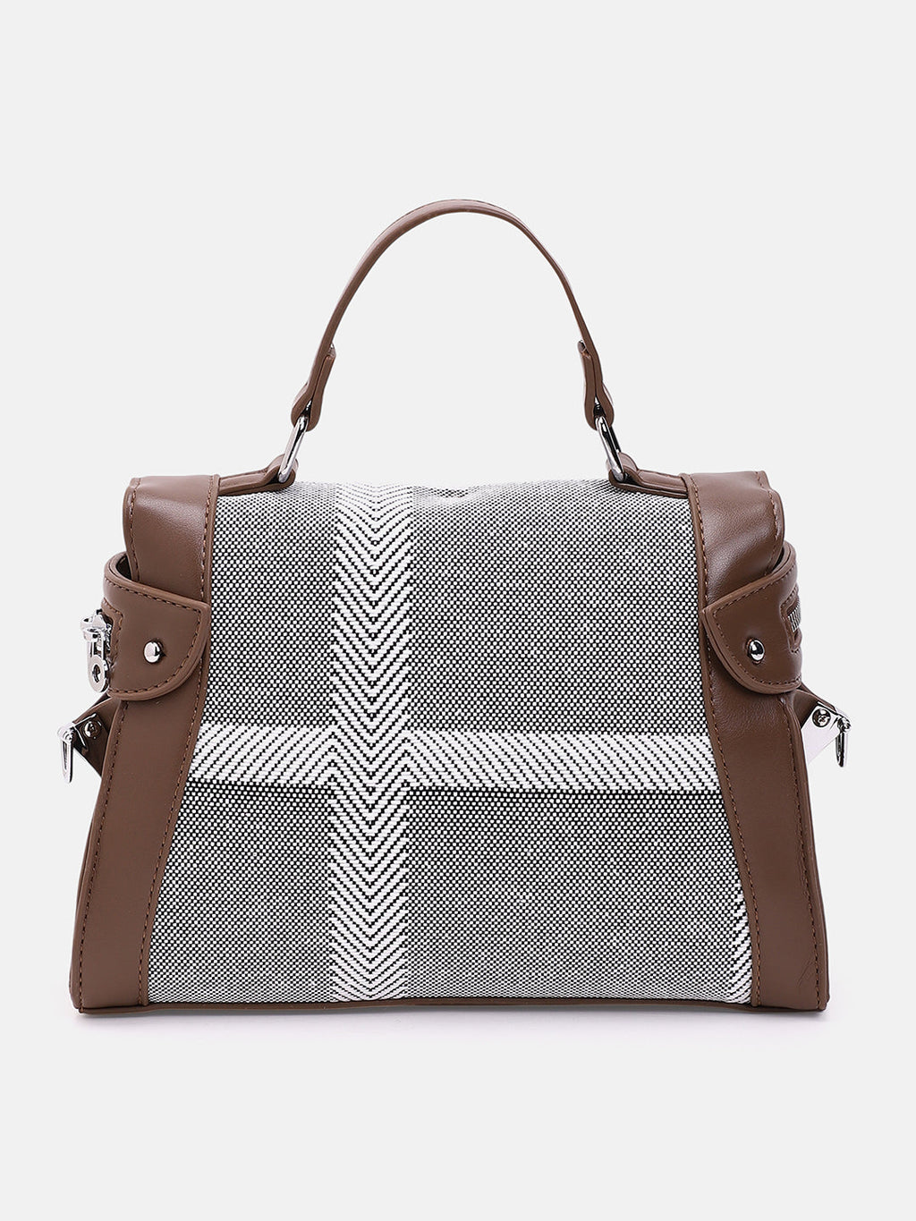 The Epistola Hand Bag - Chocolate Brown & Midnight Black