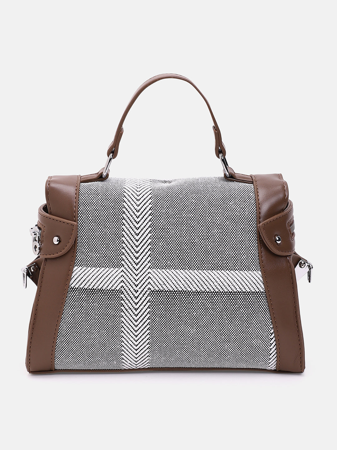 The Epistola Hand Bag - Chocolate Brown & Midnight Black