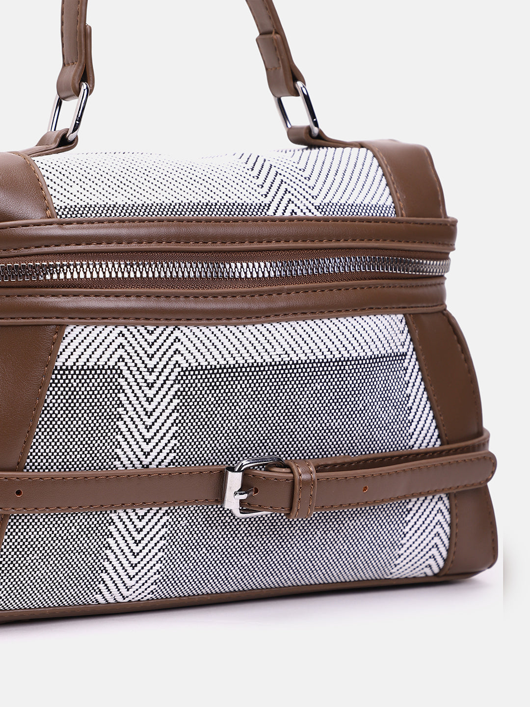 The Epistola Hand Bag - Chocolate Brown & Midnight Black