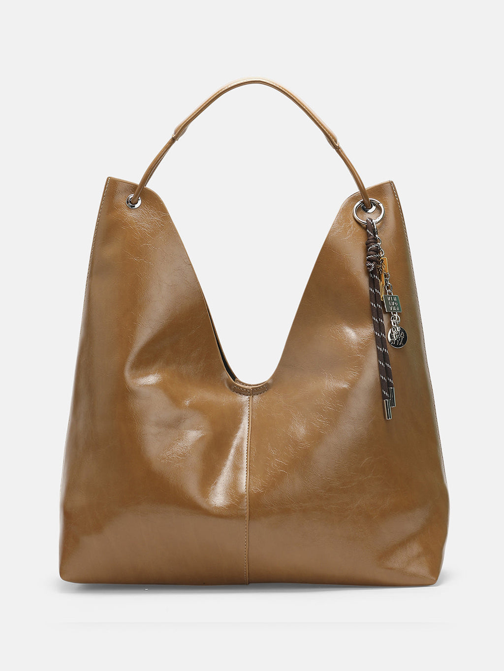 The Large Dayscape Hobo Bag With Pouch - Khaki Beige