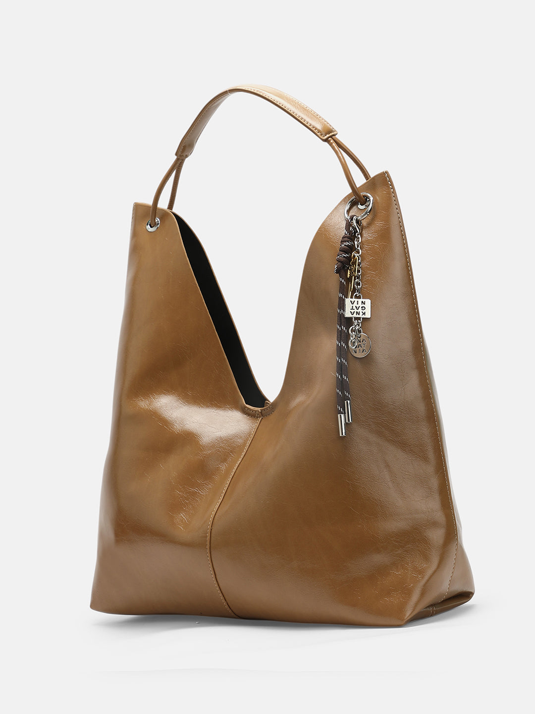 The Large Dayscape Hobo Bag With Pouch - Khaki Beige
