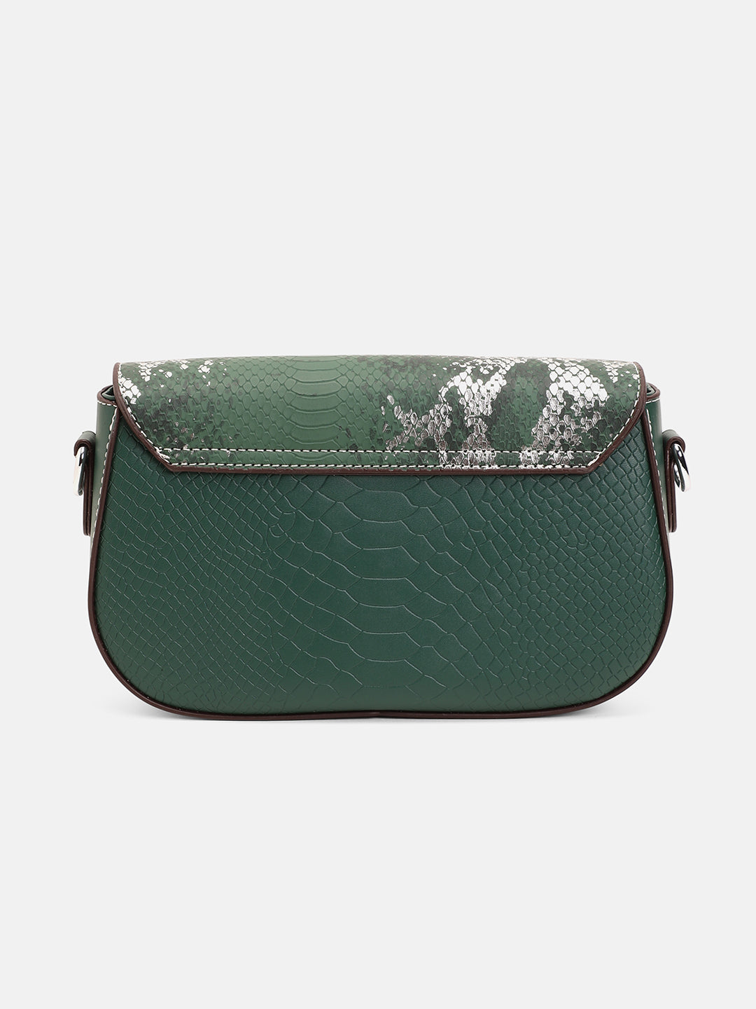 The Coilmark Curve Hand Bag - Jungle Green