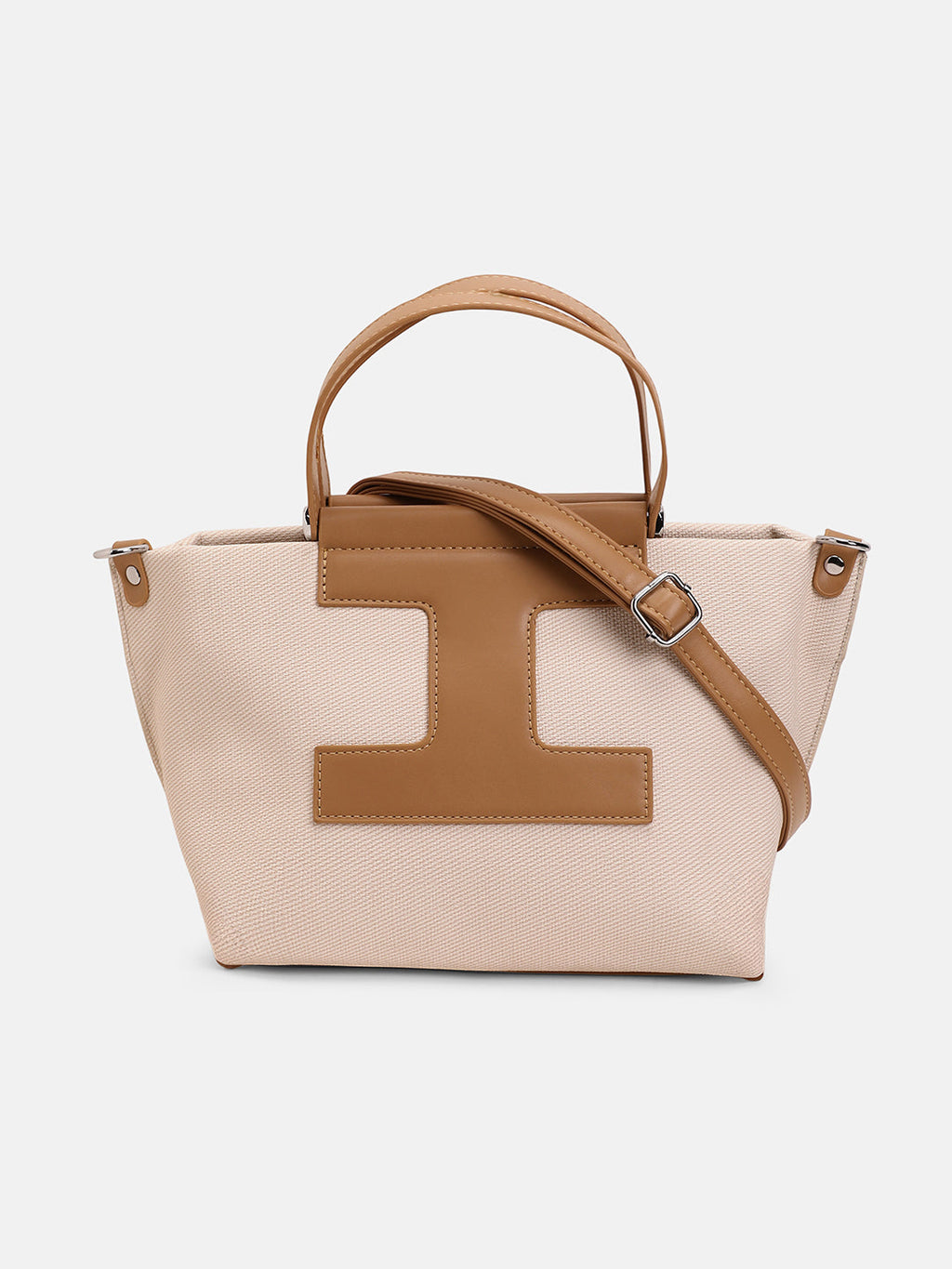 The Riviera-Daze Hand Bag - Yellow Ochre & Cream White