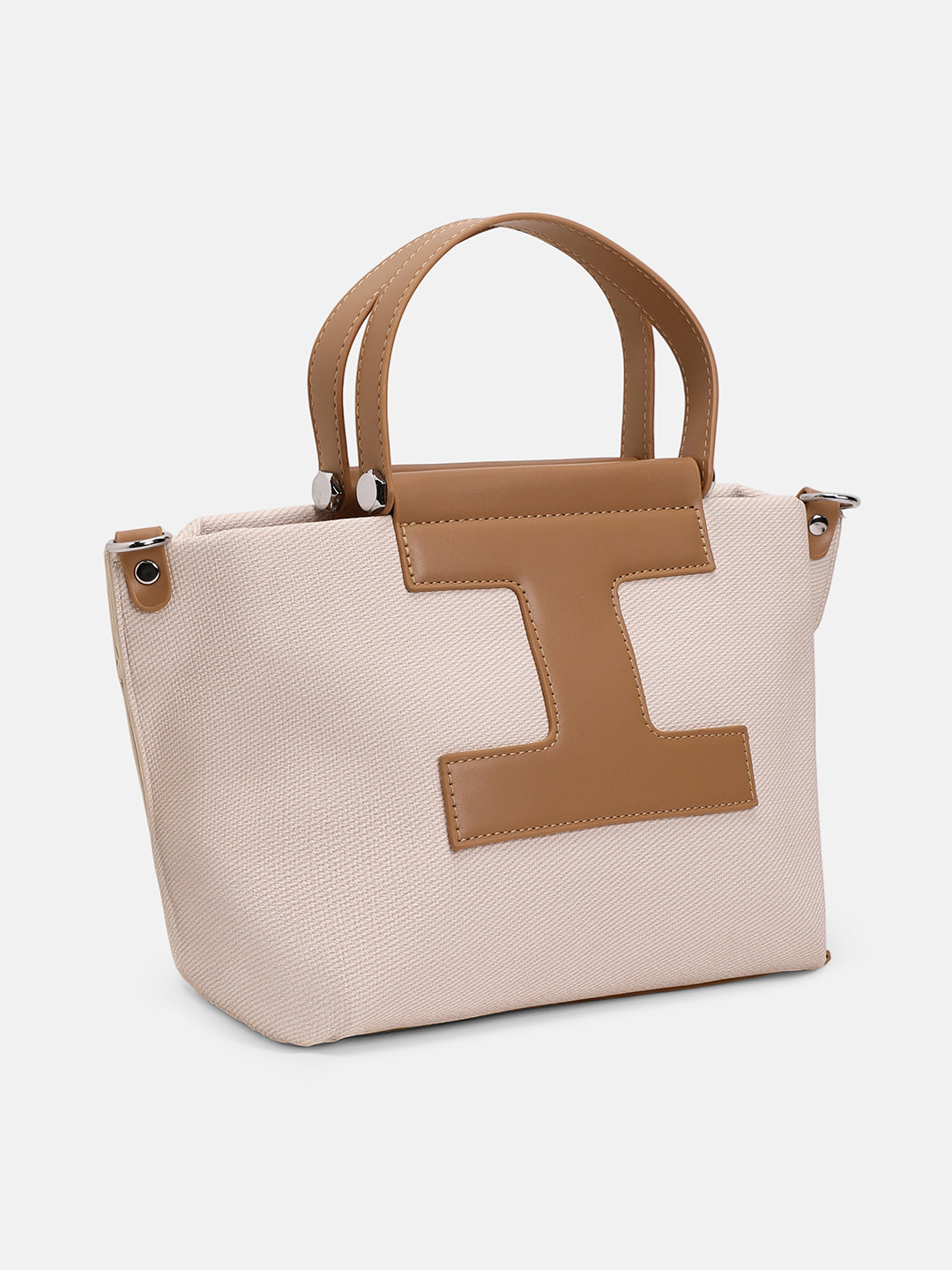 The Riviera-Daze Hand Bag - Yellow Ochre & Cream White