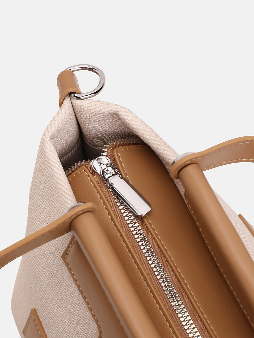 The Riviera-Daze Hand Bag - Yellow Ochre & Cream White