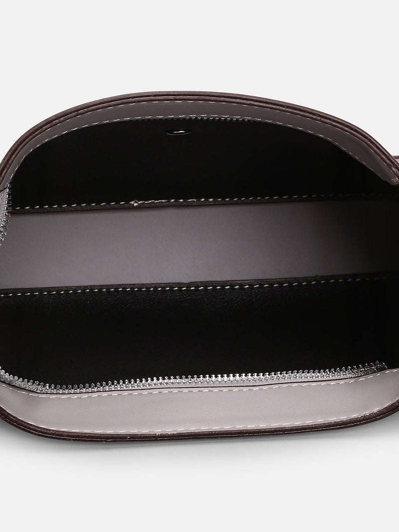 The Coilmark Asymmetric Hand Bag - Coin Grey