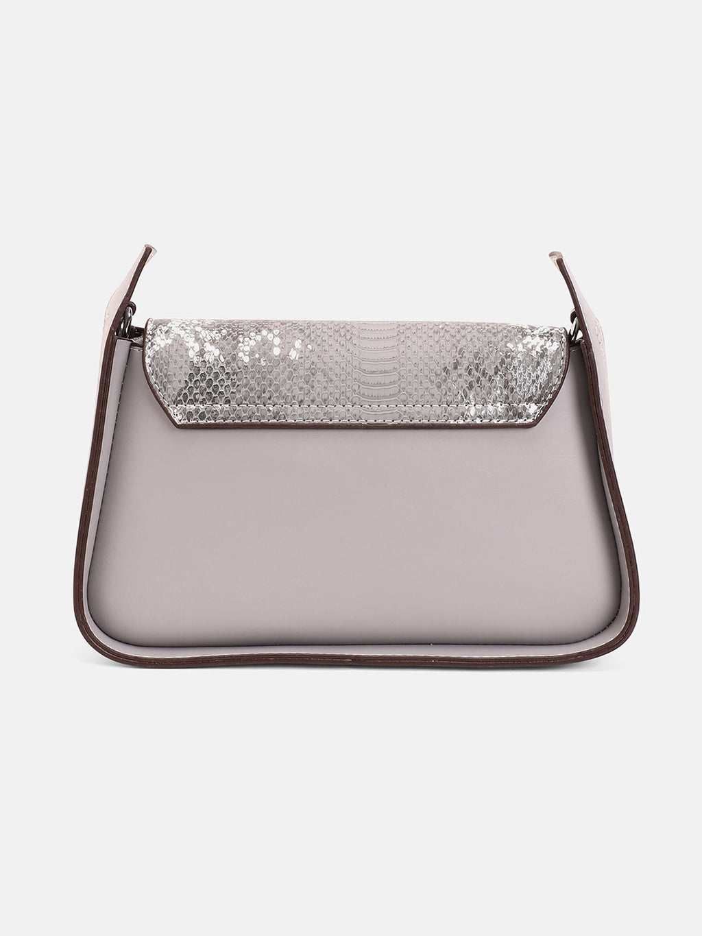 The Coilmark Asymmetric Hand Bag - Coin Grey