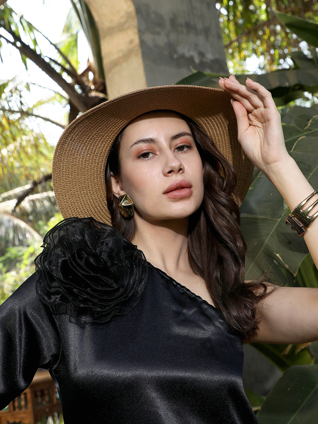 Tropez Panama Hat - Tan Brown