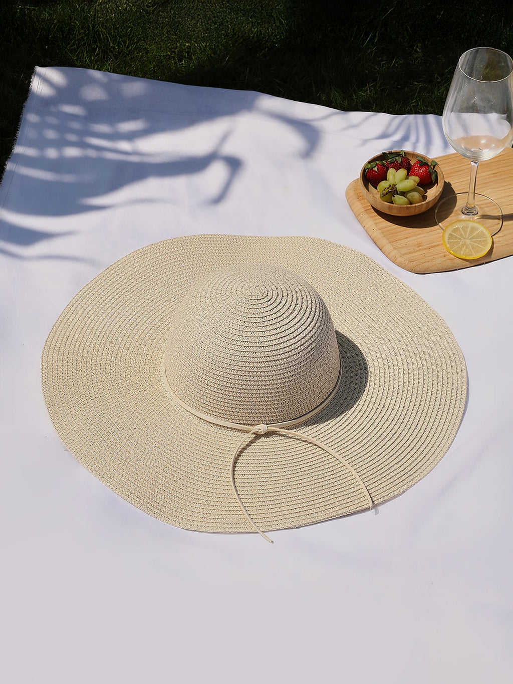 Maddalena Sun Hat - Cream White