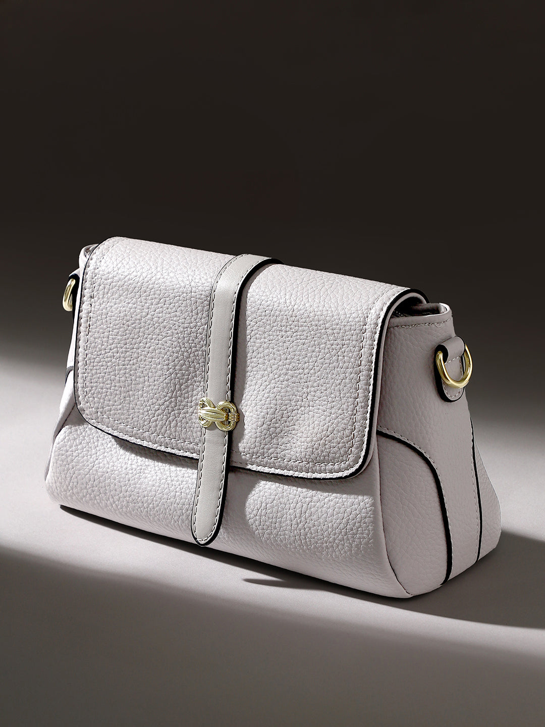 The Agnes Sling Bag - Ecru White