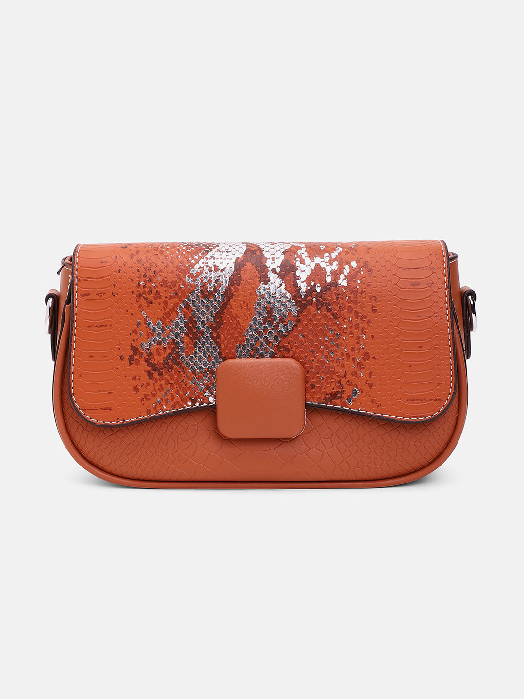 The Coilmark Curve Hand Bag - Terracotta Brown