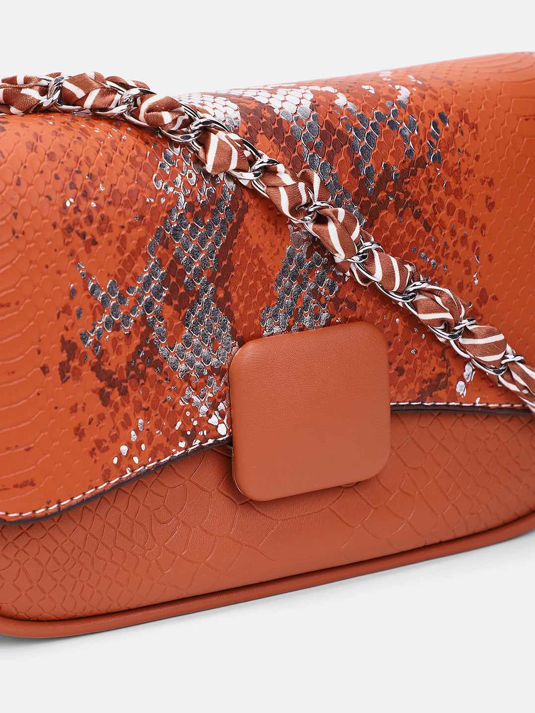 The Coilmark Curve Hand Bag - Terracotta Brown