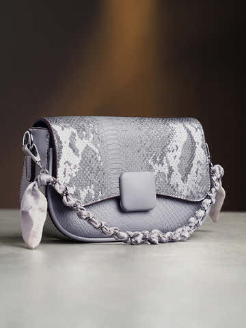 The Coilmark Curve Hand Bag - Moon Grey