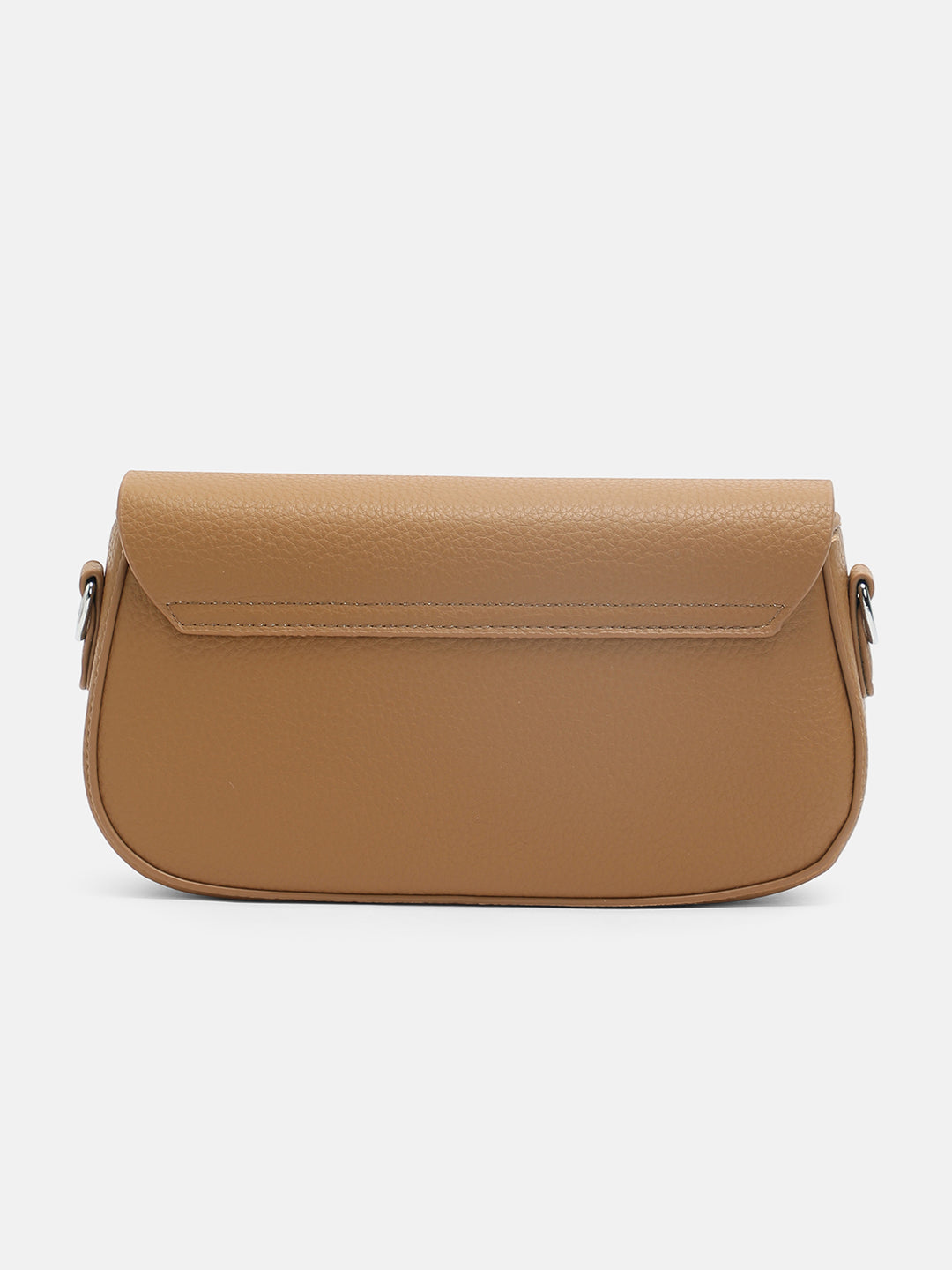 The Overlap-Curve Sling Bag With Pouch - Tan Brown