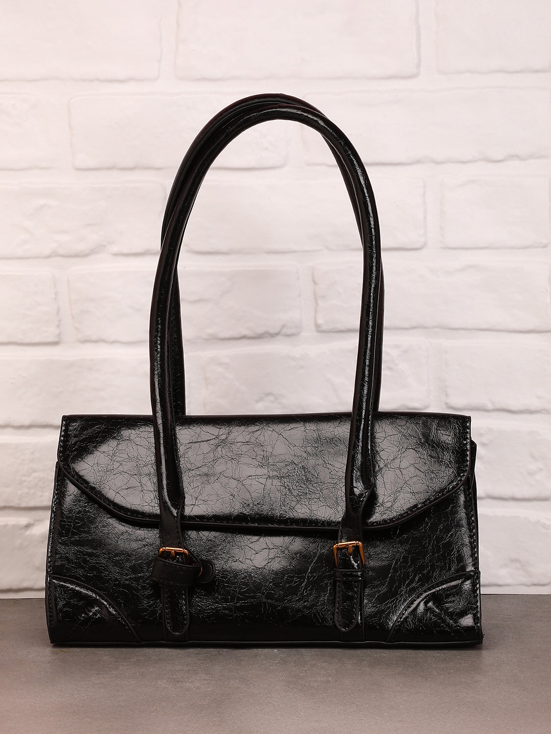 The Coreline Satchel Bag - Onyx Black