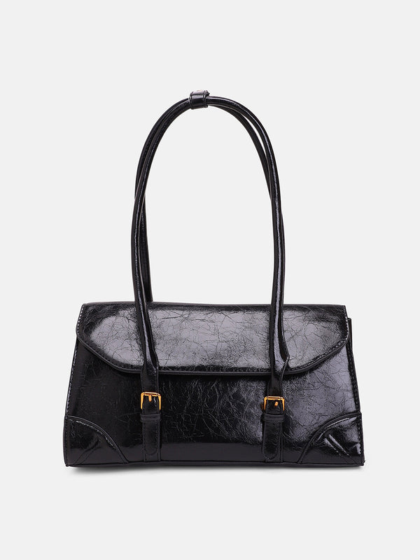 The Coreline Satchel Bag - Onyx Black