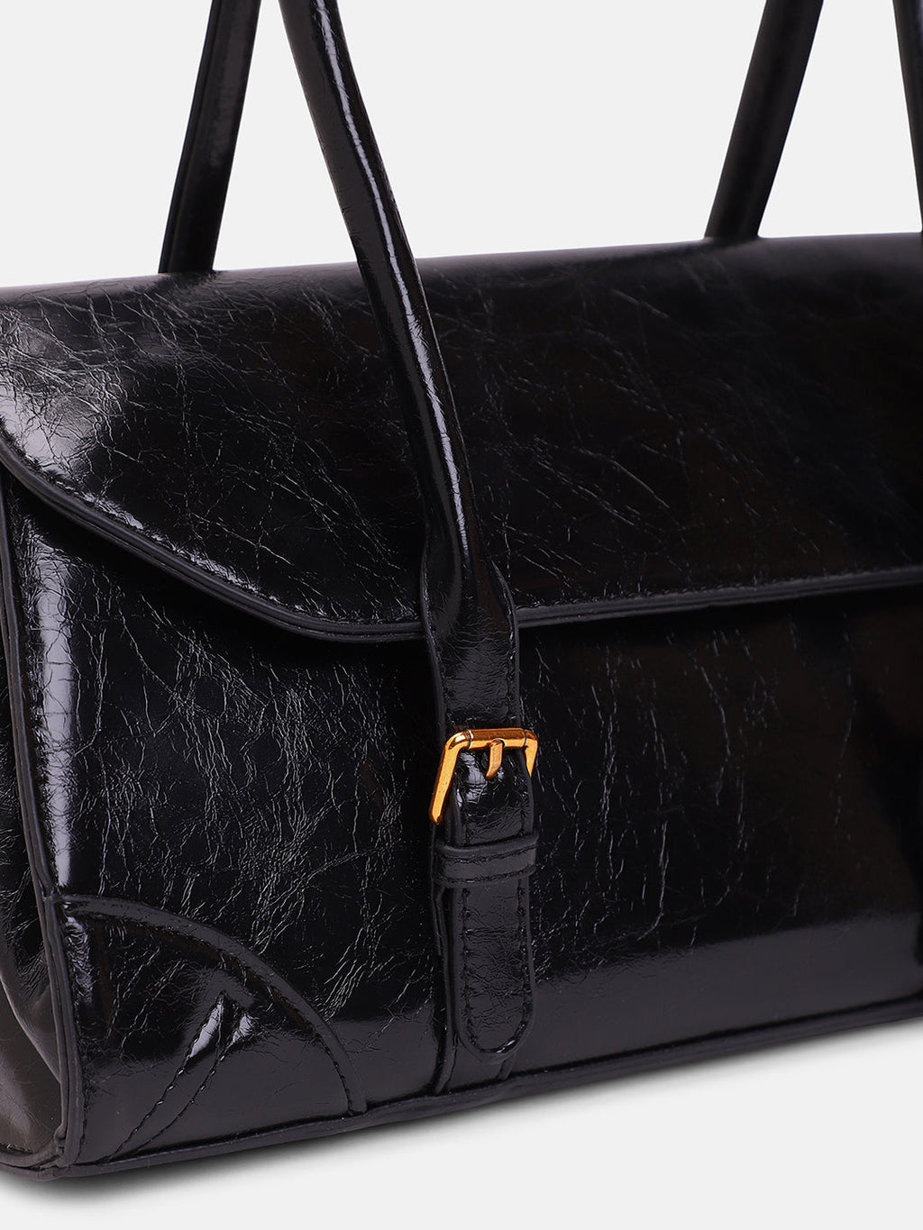 The Coreline Satchel Bag - Onyx Black