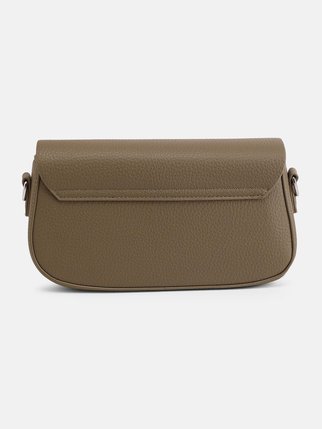 The Overlap-Curve Sling Bag - Olive Green